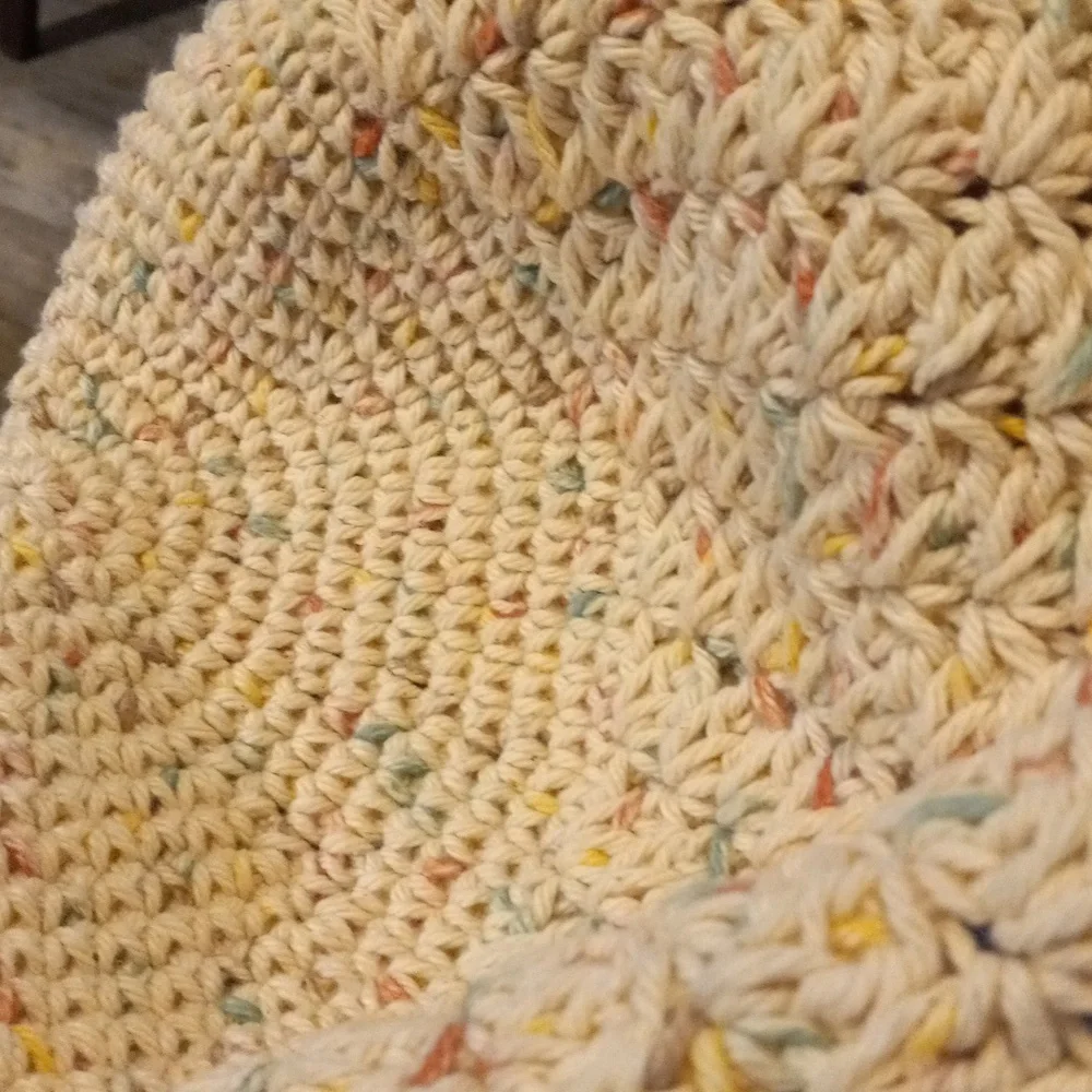 Boho hippi crocheted bag purse - Picture 3 of 4